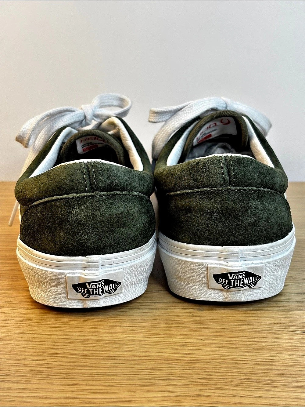 Vans Era Grape Leaf Green Suede Sneakers Mens 7 Woman’s 8.5 - Picture 4 of 8